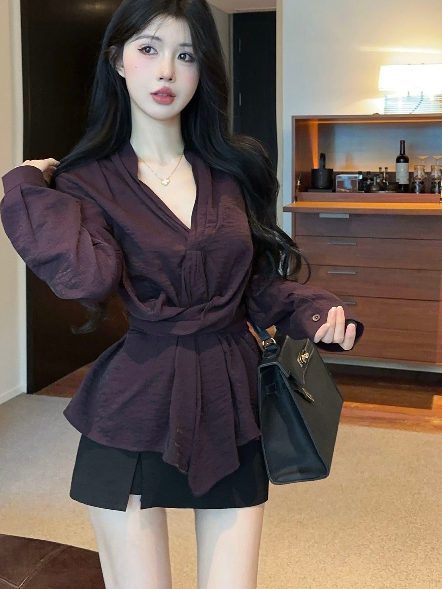 Slimming V-Neck Long Sleeve Wo - đánh giá và giá Crossfit Belt